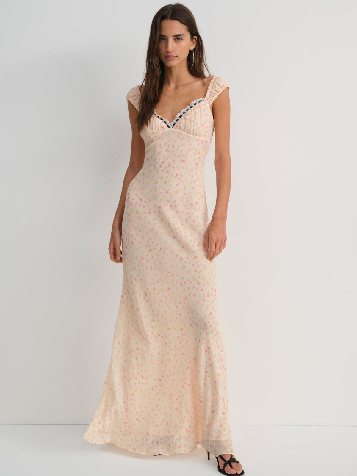 Emmaline Maxi Dress - Peach