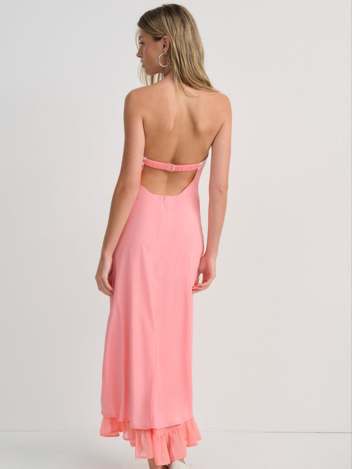 Daisy Mae Midi Dress - Coral