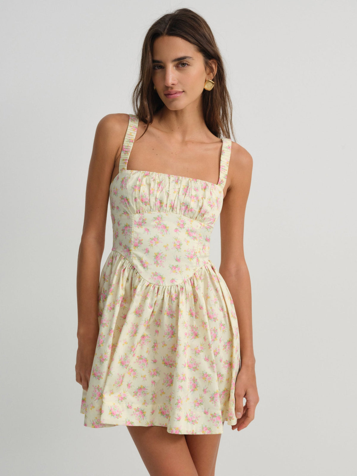 Zofia Mini Dress - Yellow