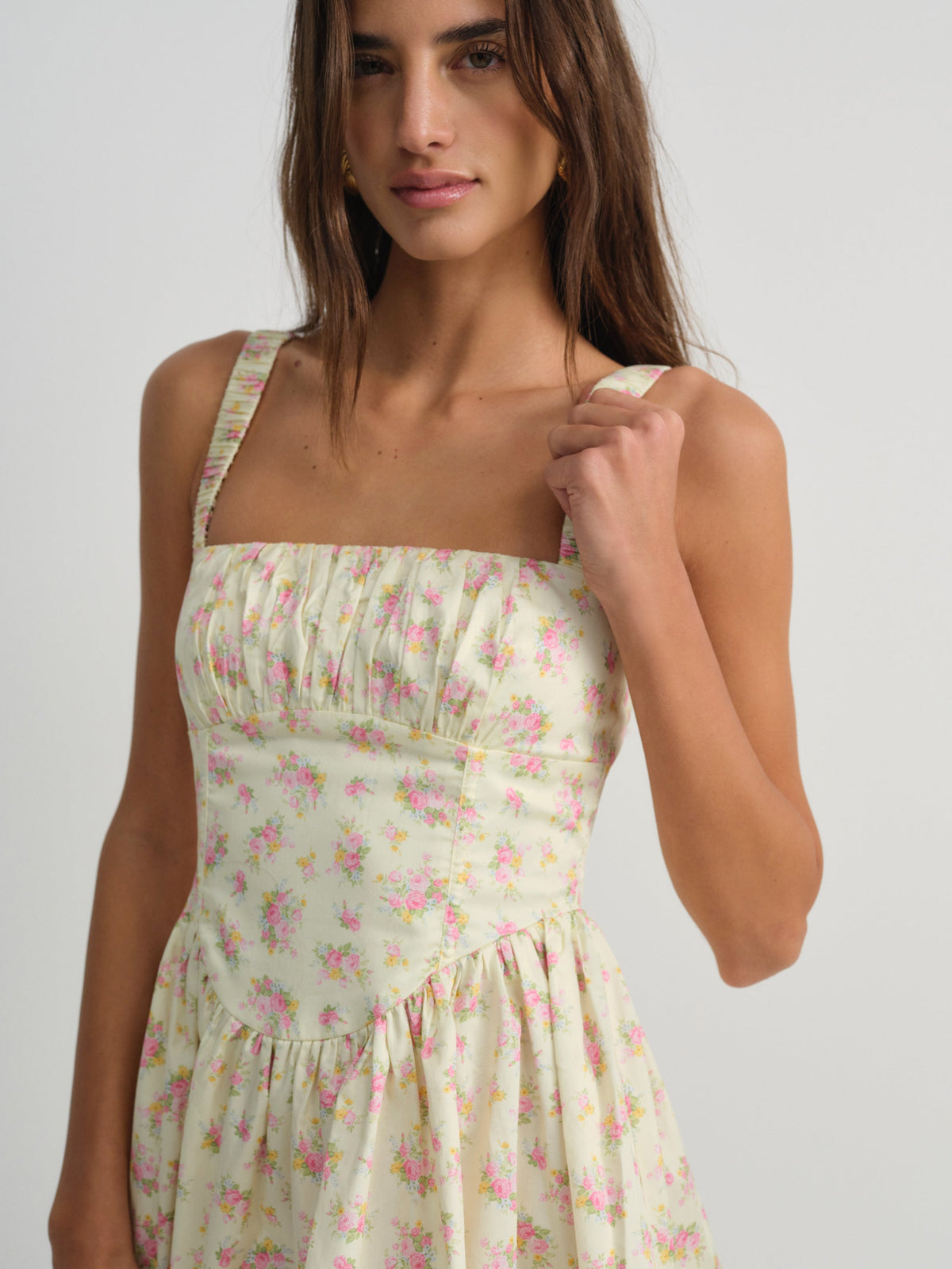 Zofia Mini Dress - Yellow