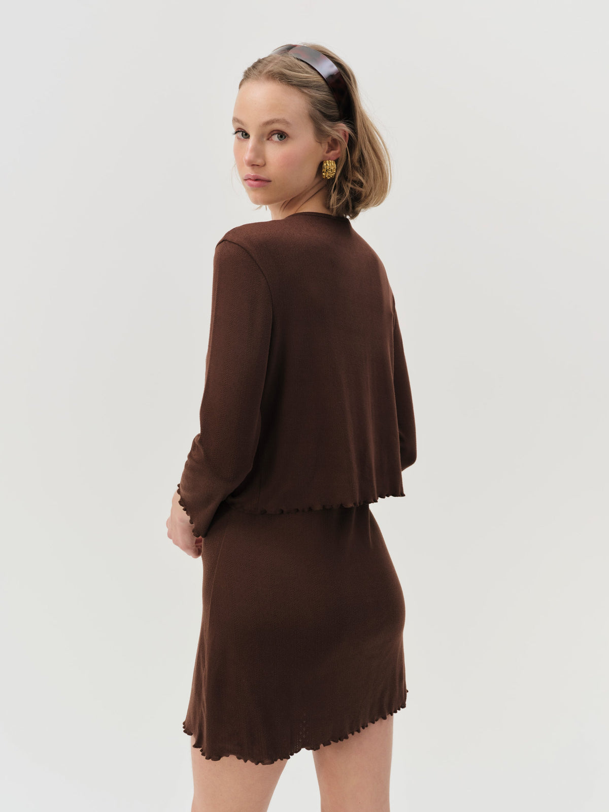 Elliana Cardigan - Chocolate