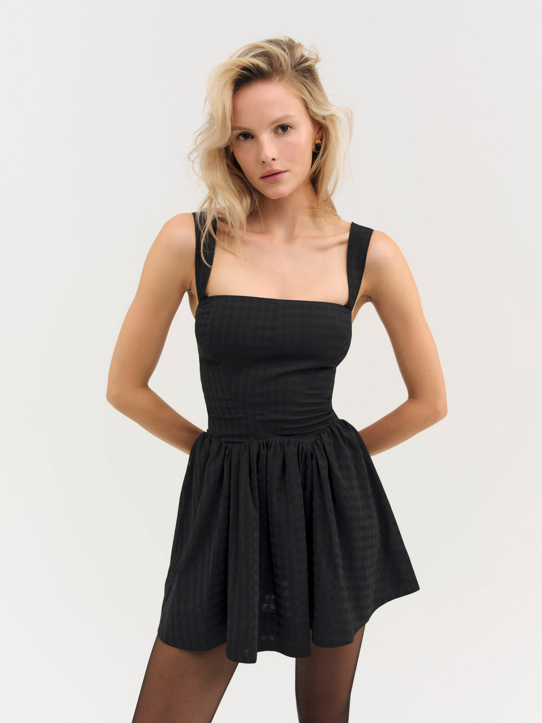 Ginny Gingham Mini Dress
