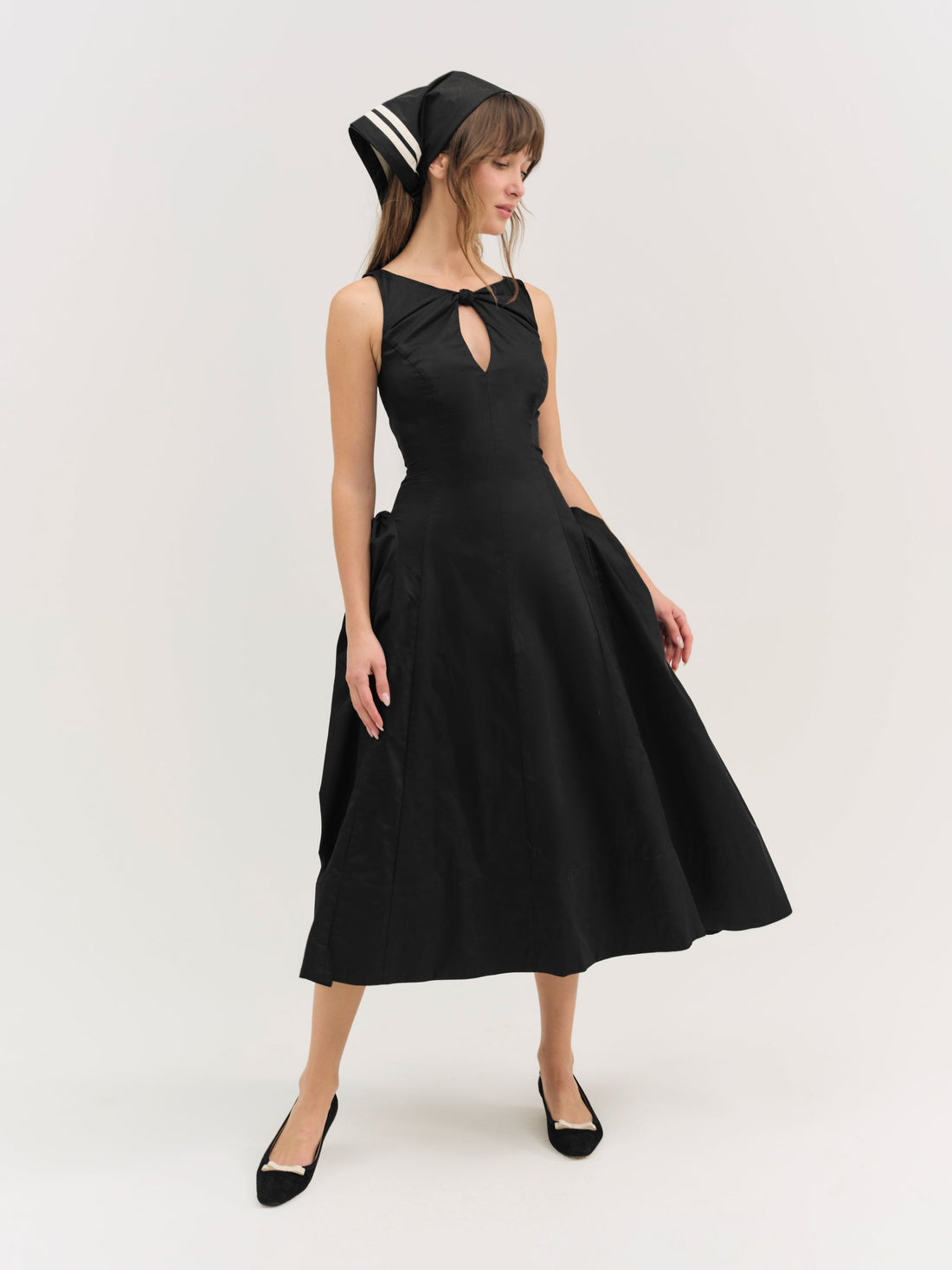 Evanie Structured Midi Dress