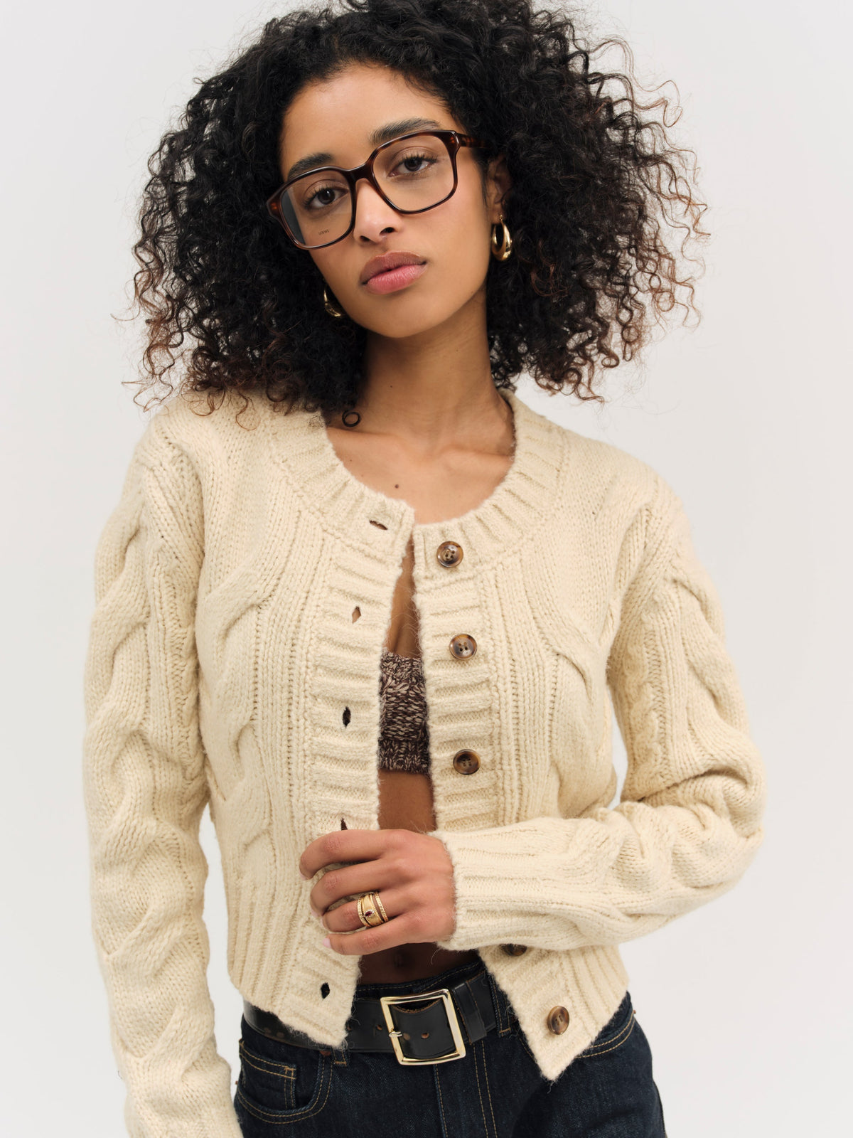 Regina Cardigan - Tan