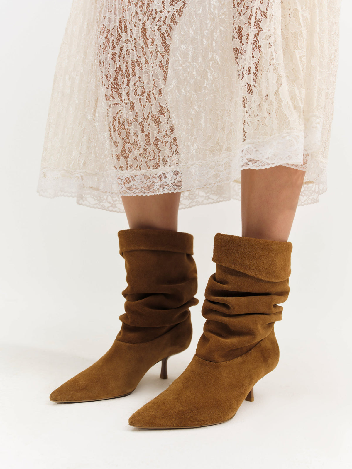 Verbana Slouch Boot - Brown