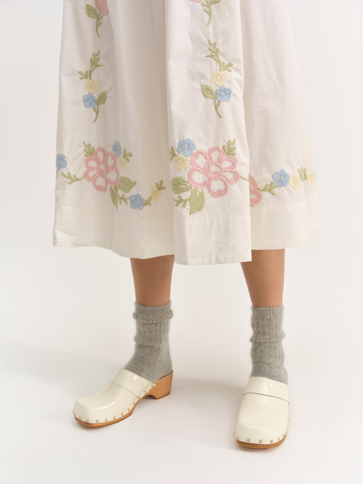 Adahlia Clog - Cream