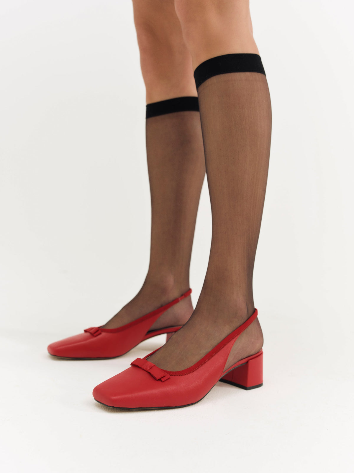 Josie Mule Heel - Red