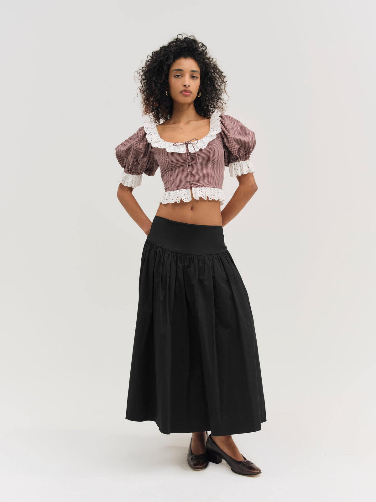 Noam Top - Burgundy