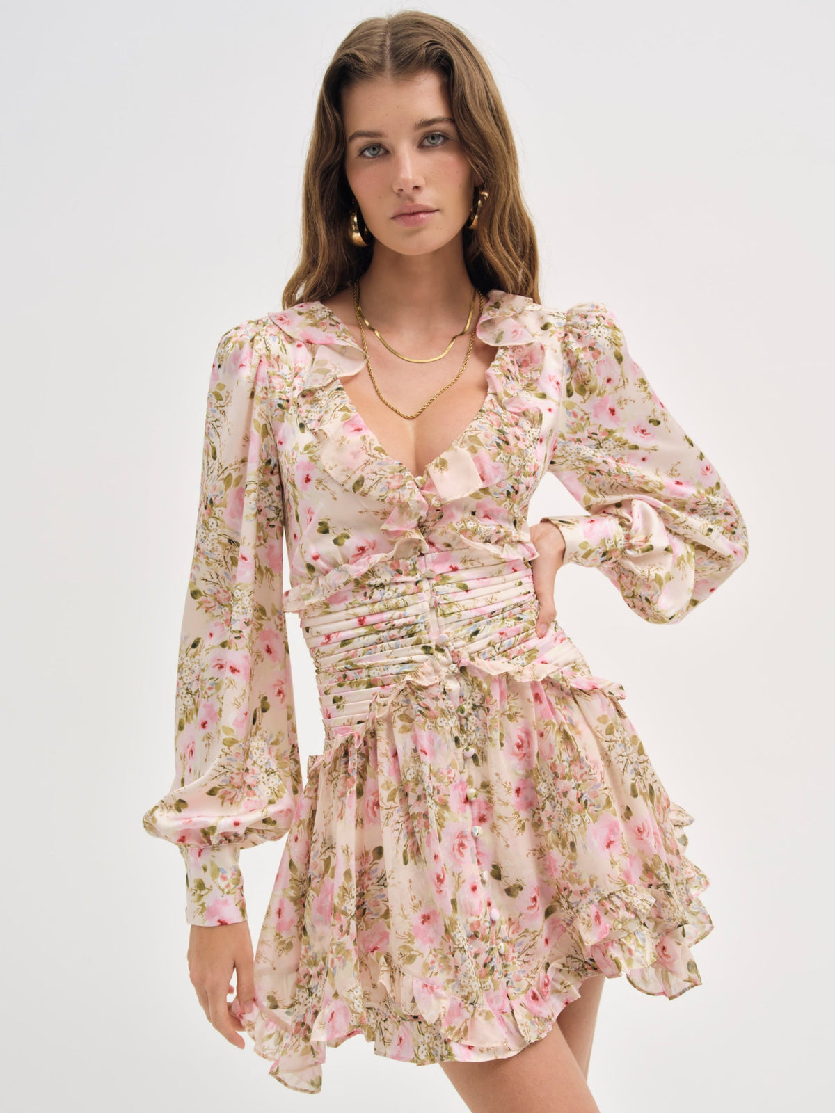 Jayleen Mini Dress - Light Pink