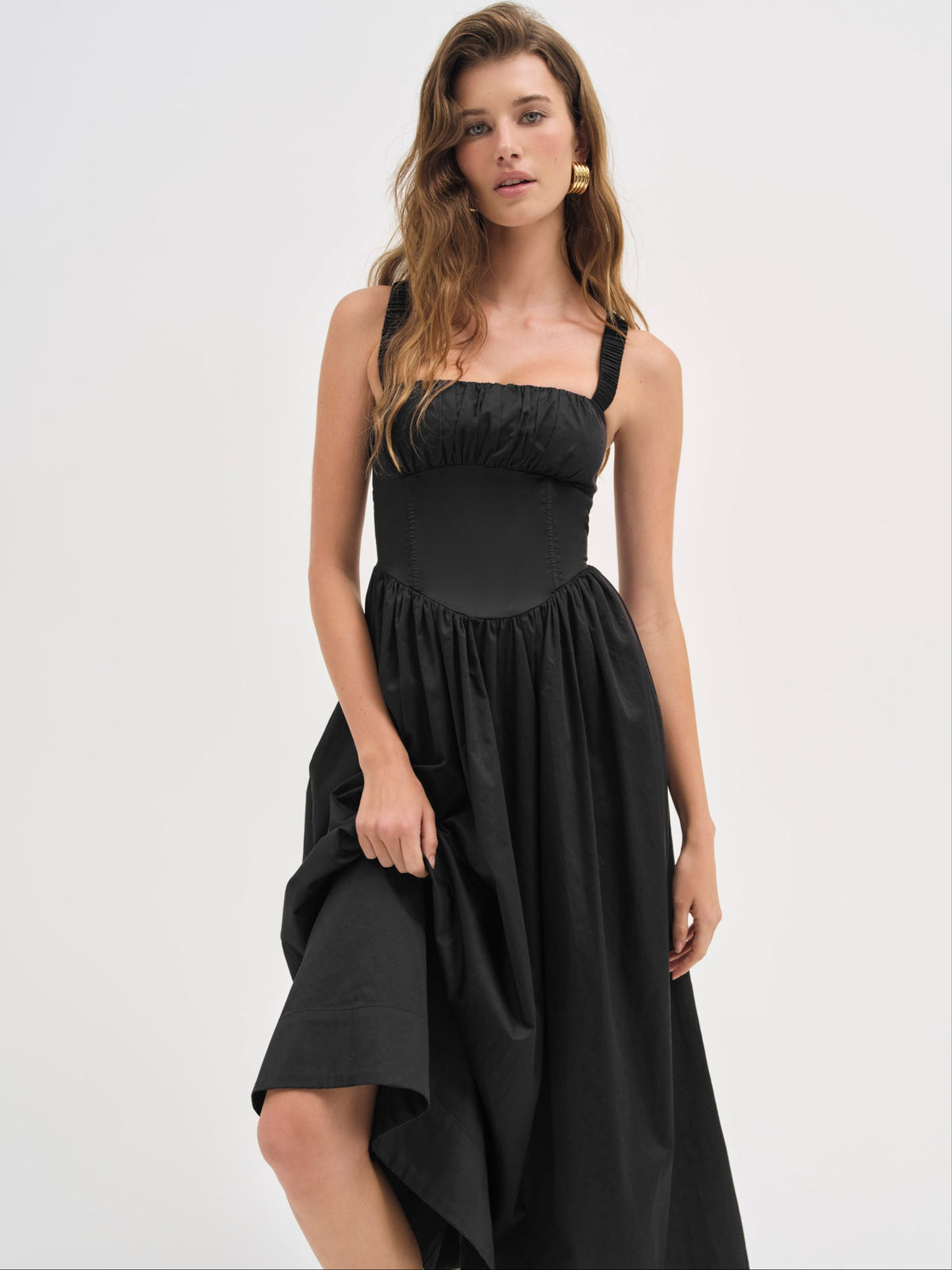 Etienne Midi Dress - Black