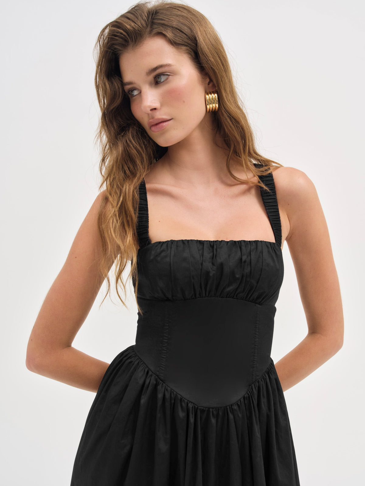 Etienne Midi Dress - Black
