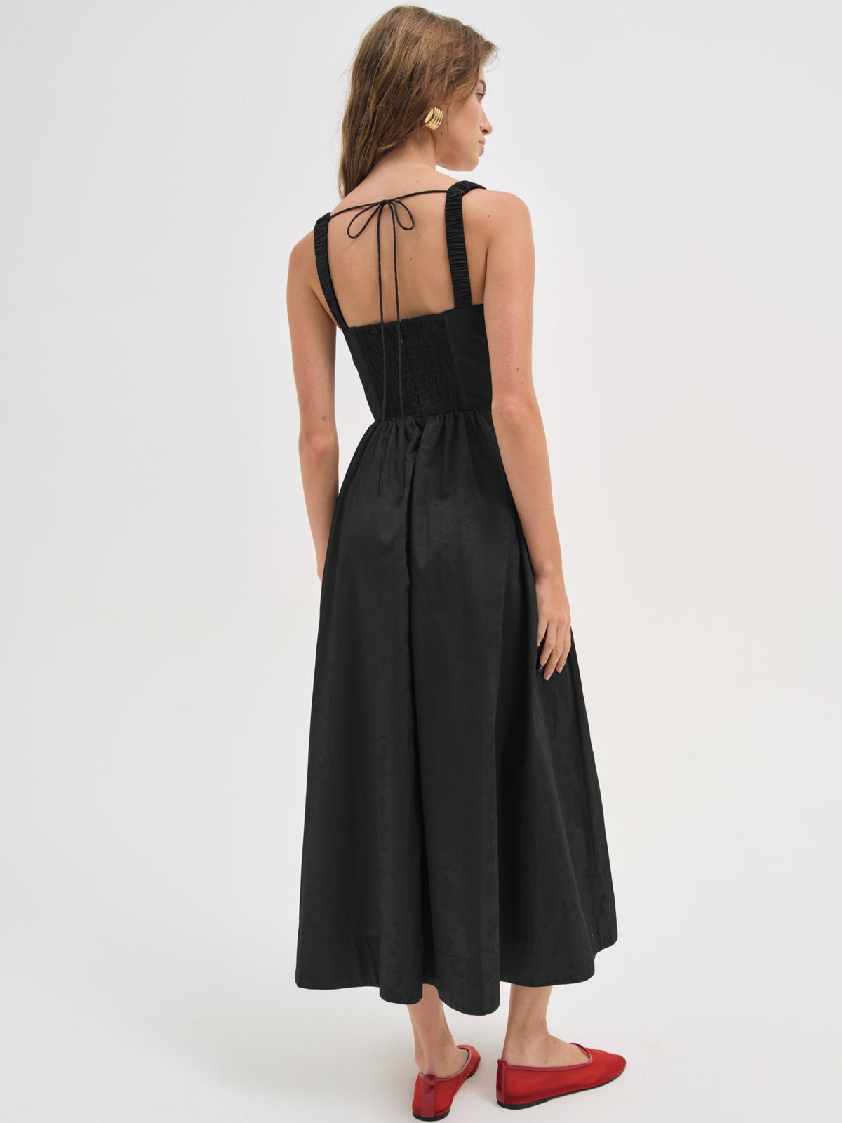 Etienne Midi Dress - Black