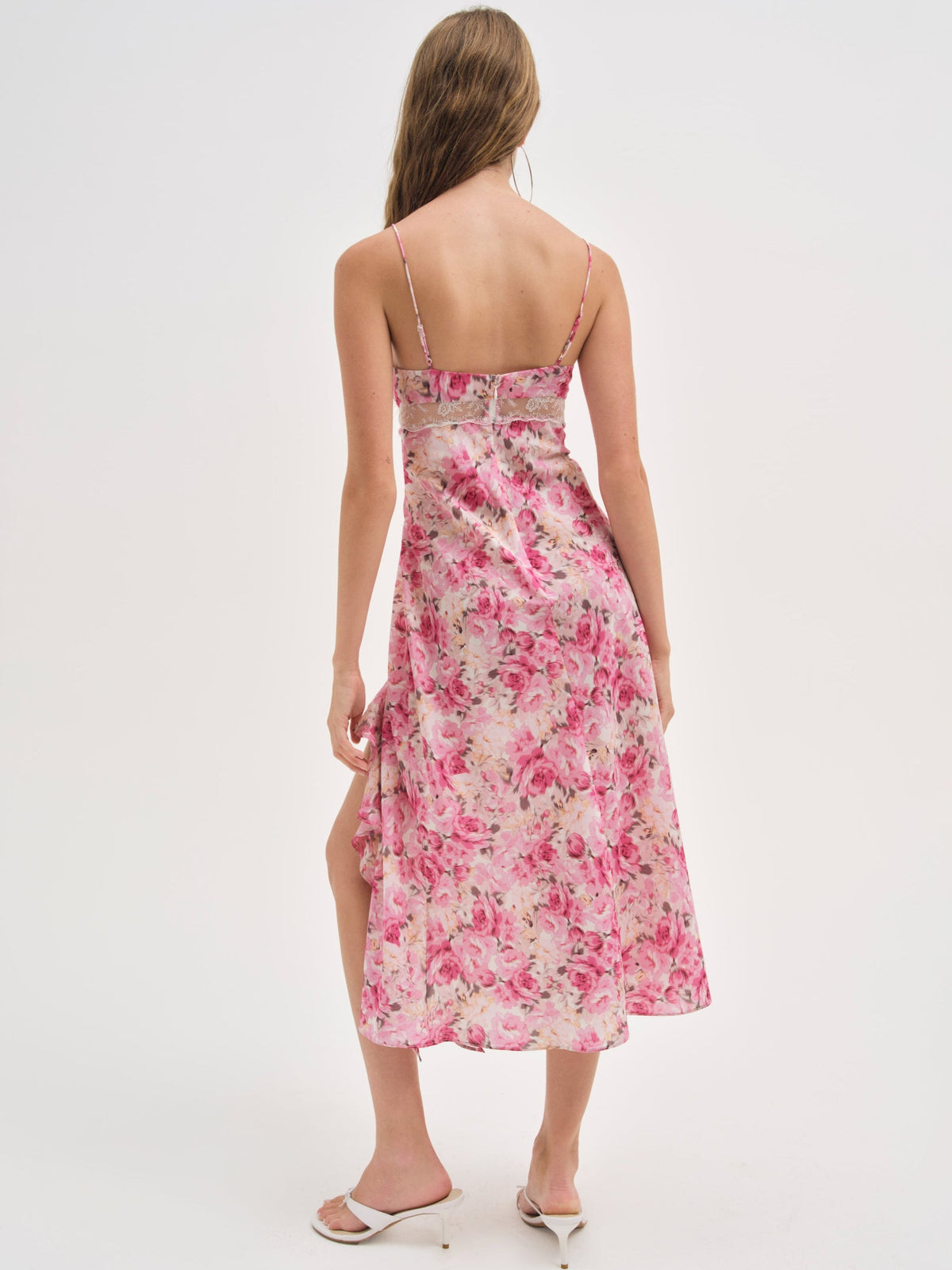 Angelina Midi Dress - Pink
