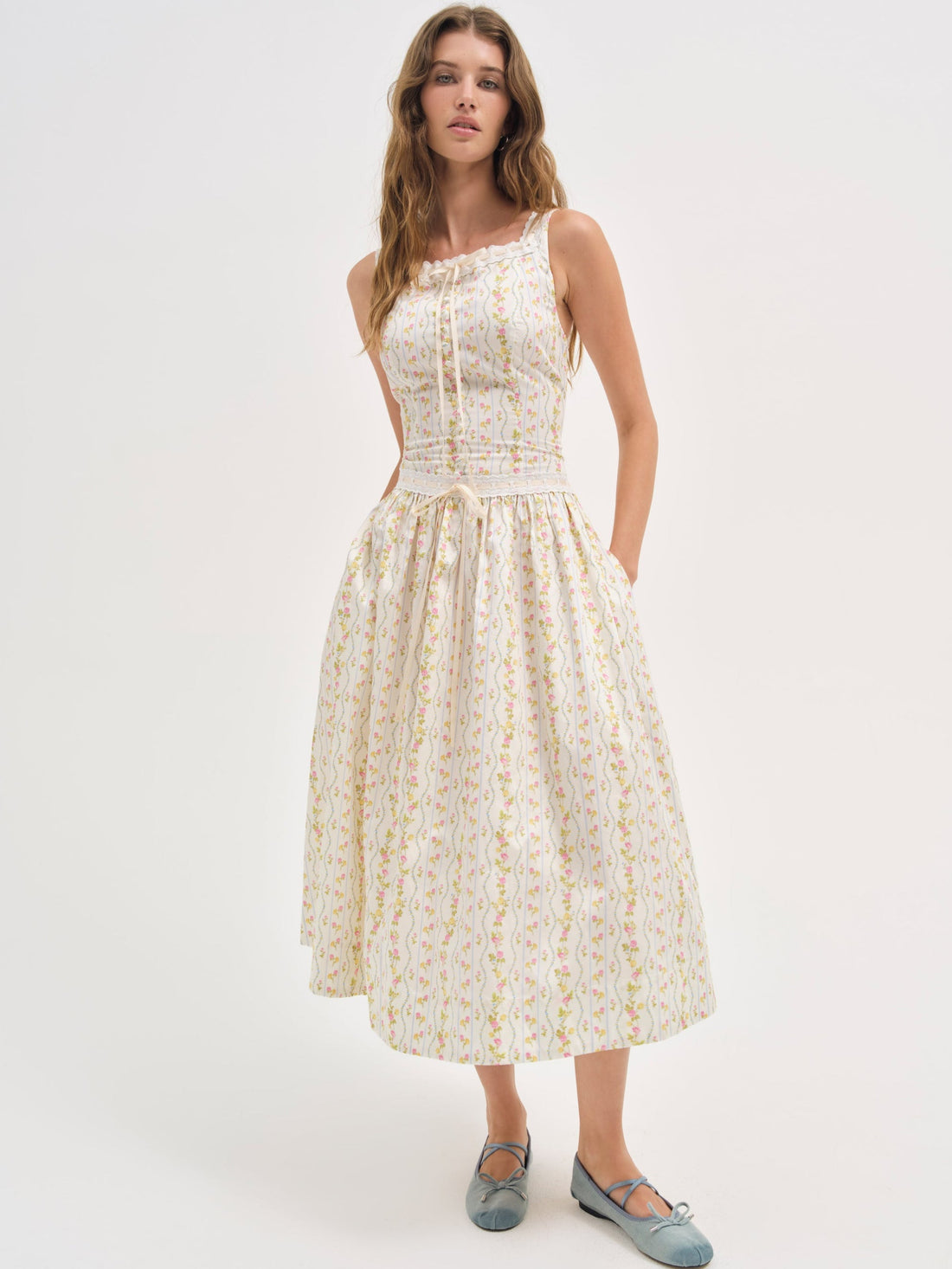 Brigitta Floral Midi Dress