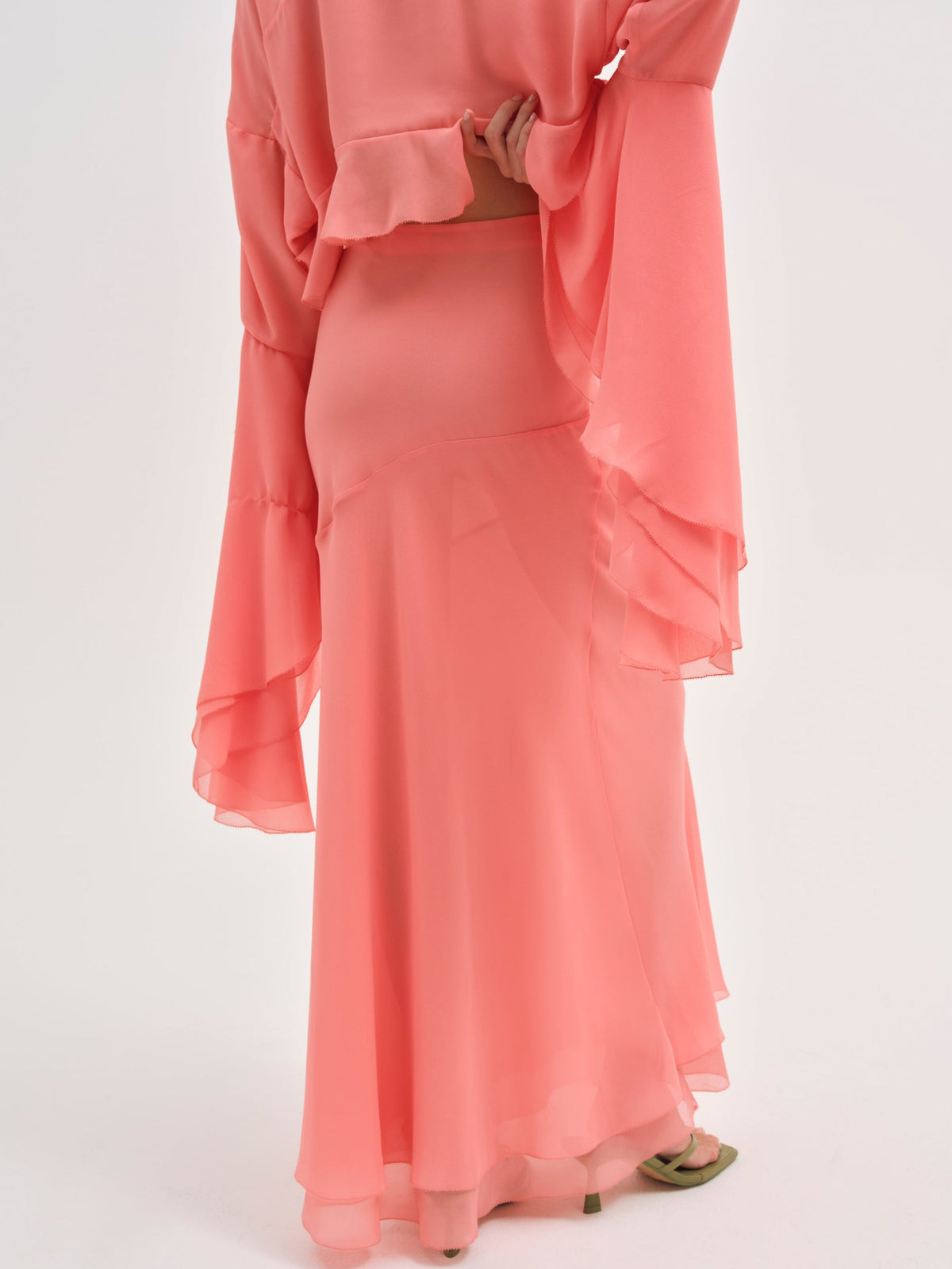 Joana Maxi Skirt - Peach