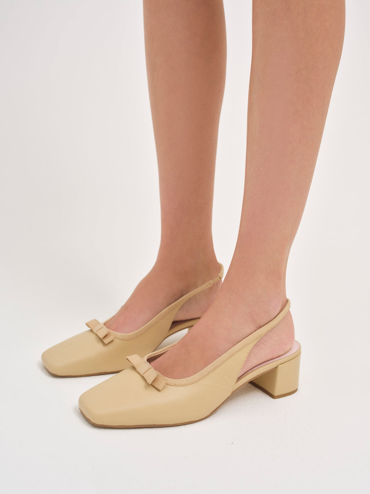 Josie Mule Heel - Nude
