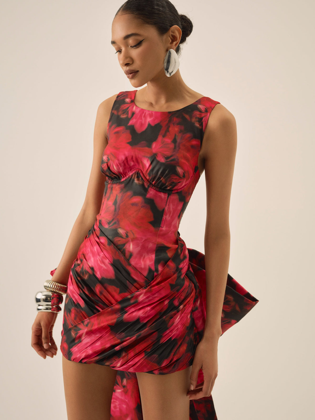 Dark Romance Mini Dress - Red