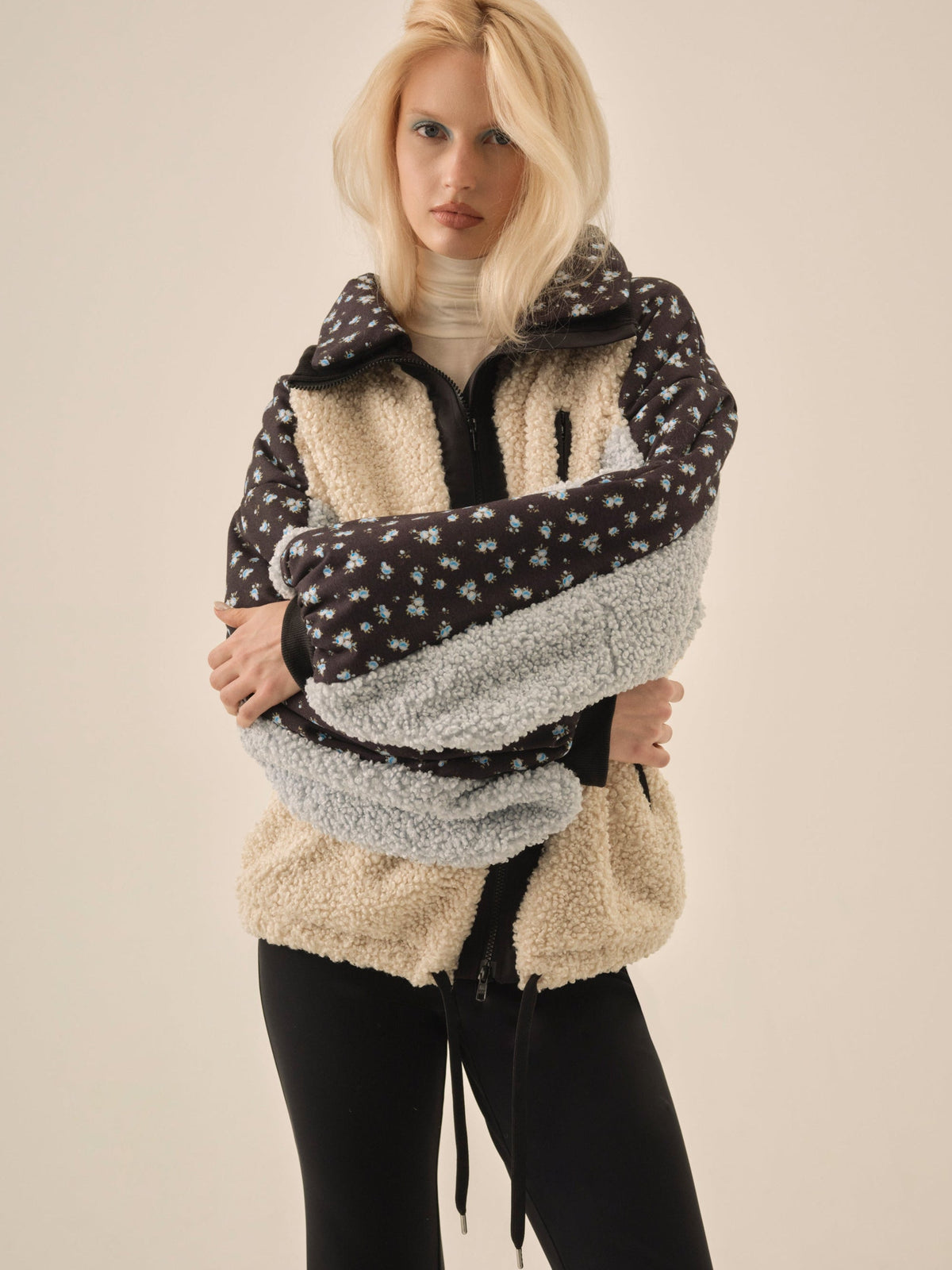 Maisie Collared Jacket - Blue