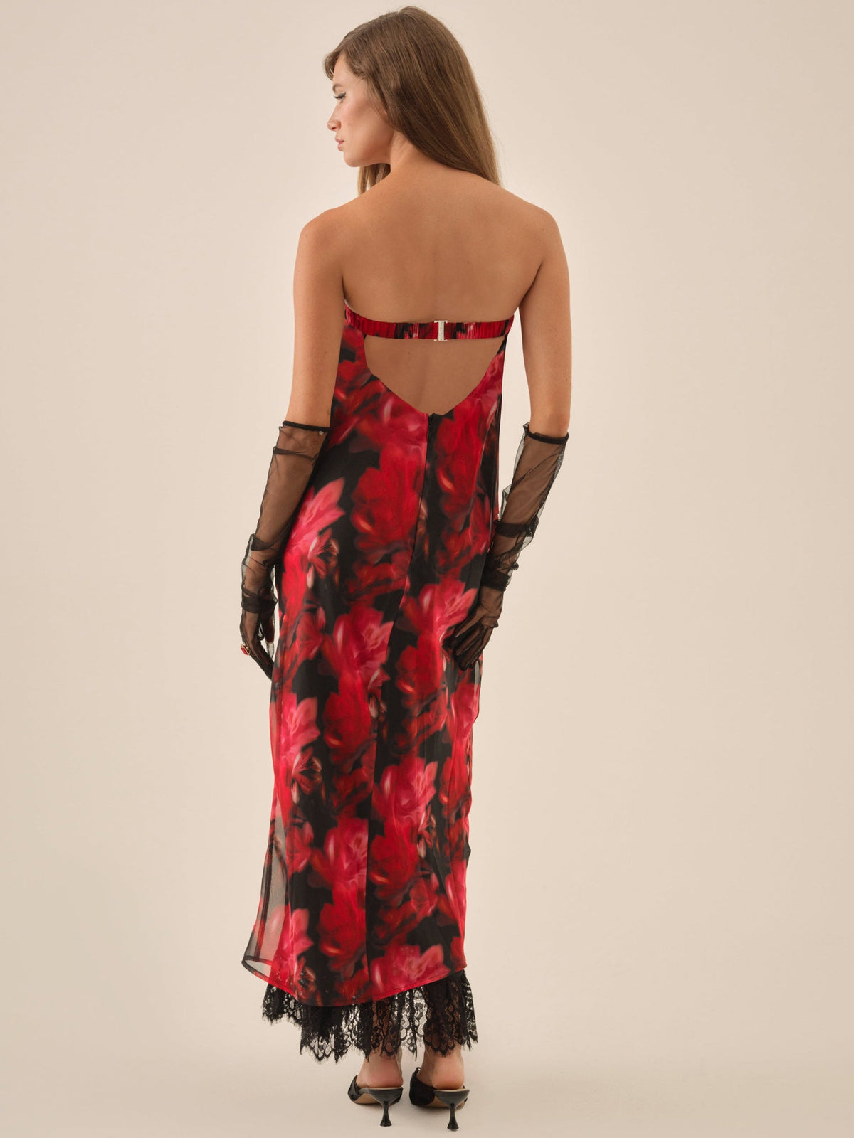 Dark Romance Maxi Dress - Red