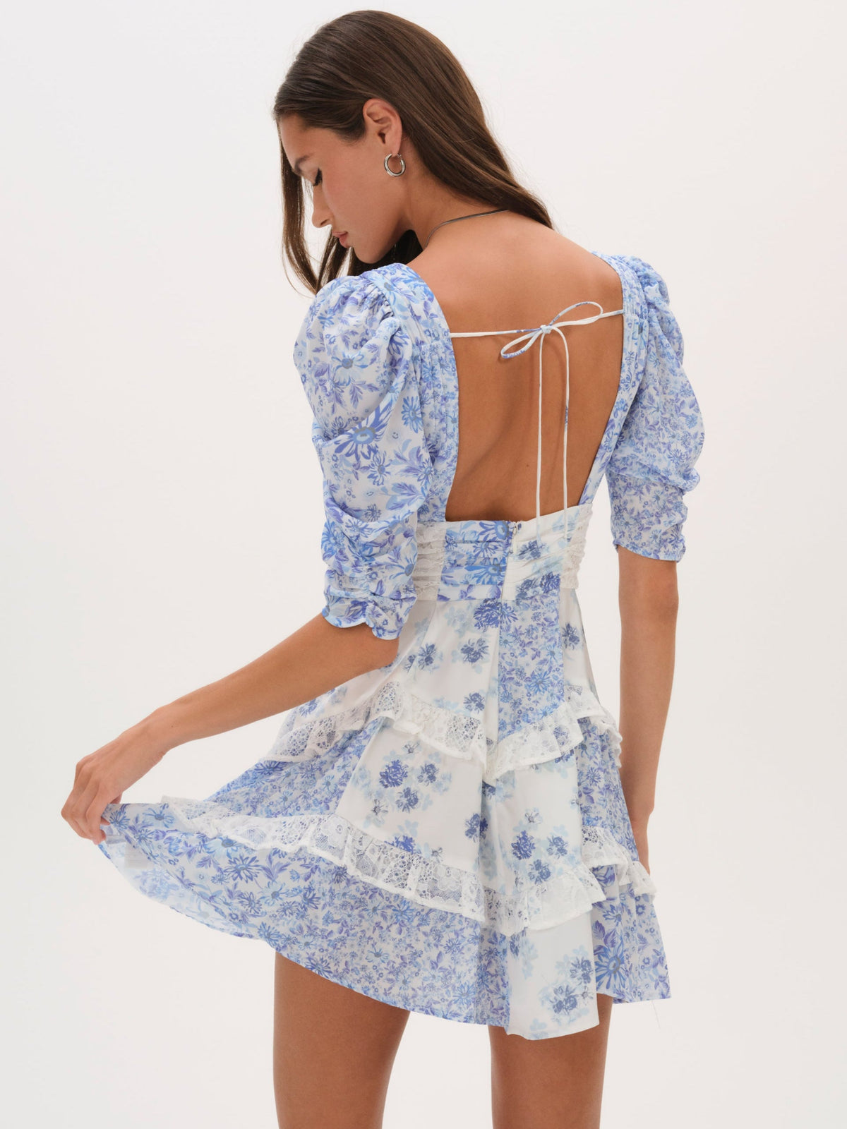 Rosalyn Mini Dress - Blue