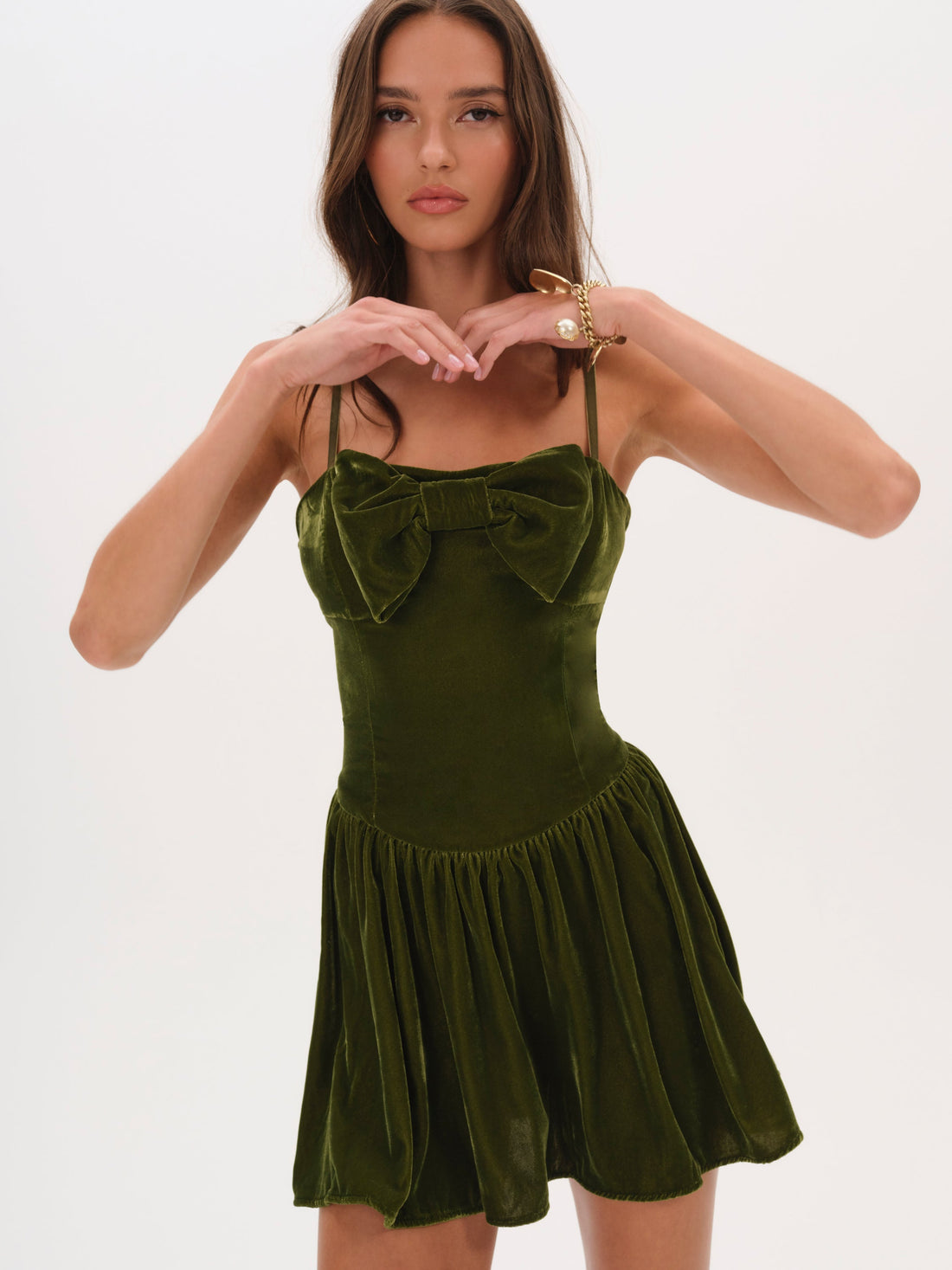 Martini Velvet Mini Dress