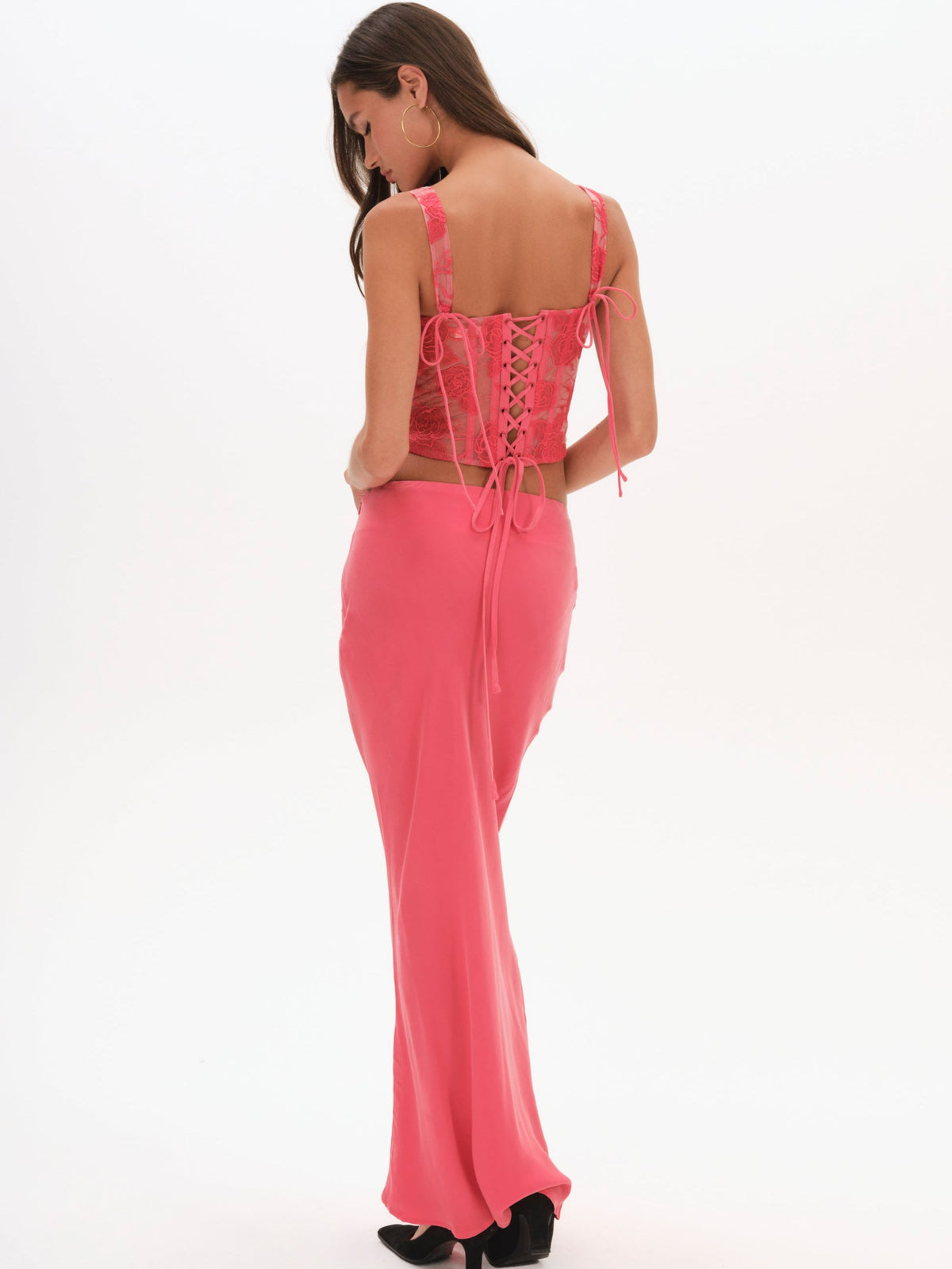 Lena Maxi Skirt - Red