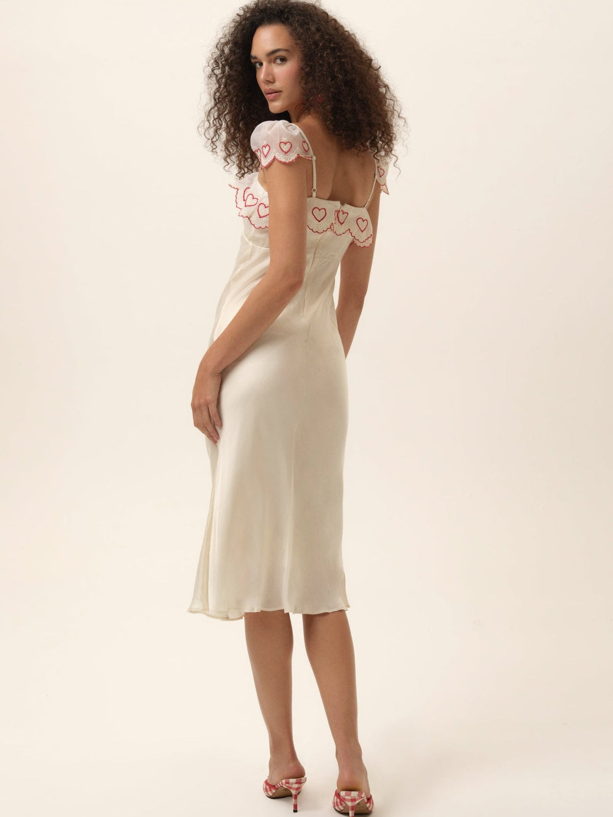 Amor Midi Dress - Cream