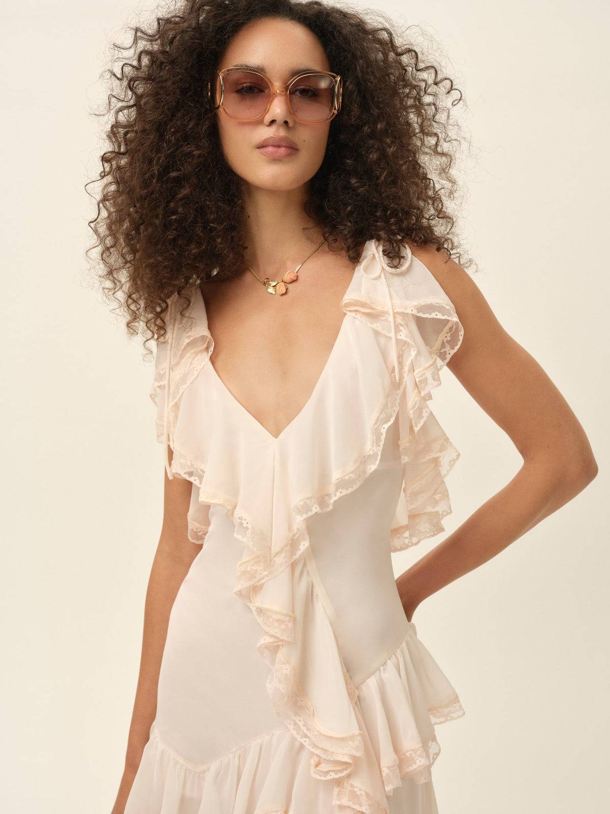 Juniper Maxi Dress - Pale Pink