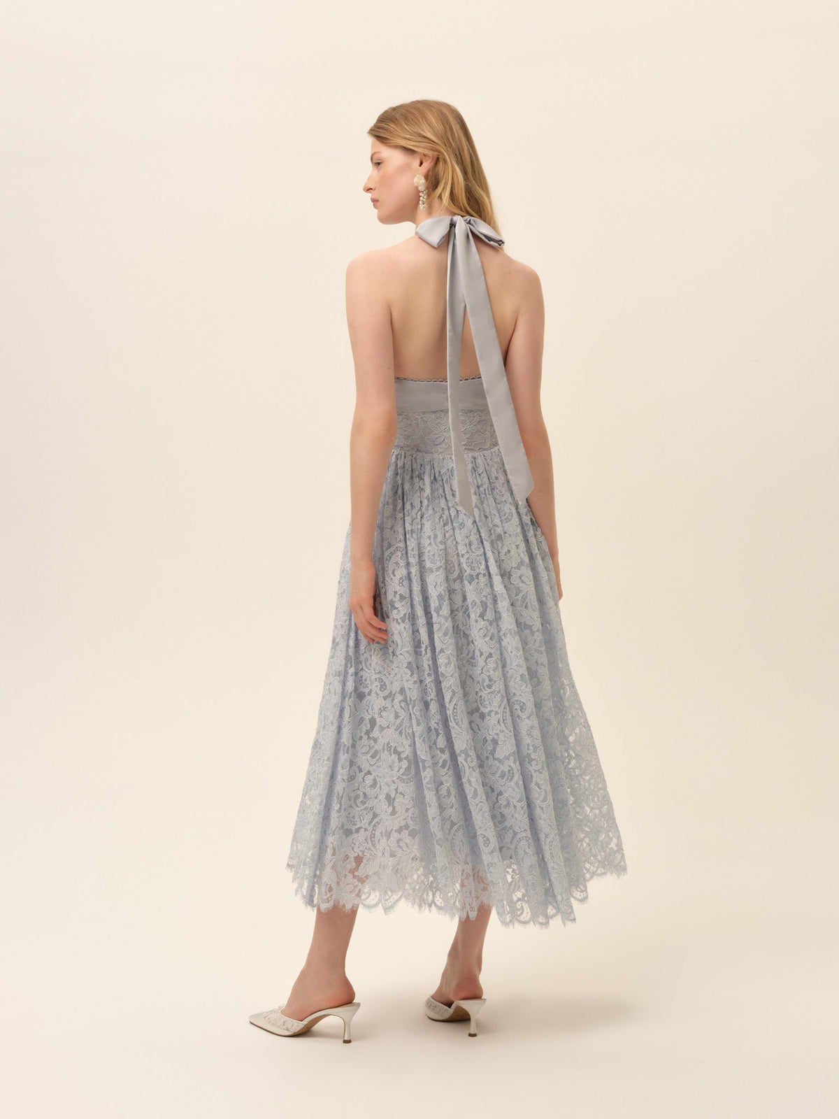 Lakeside Midi Dress - Baby Blue