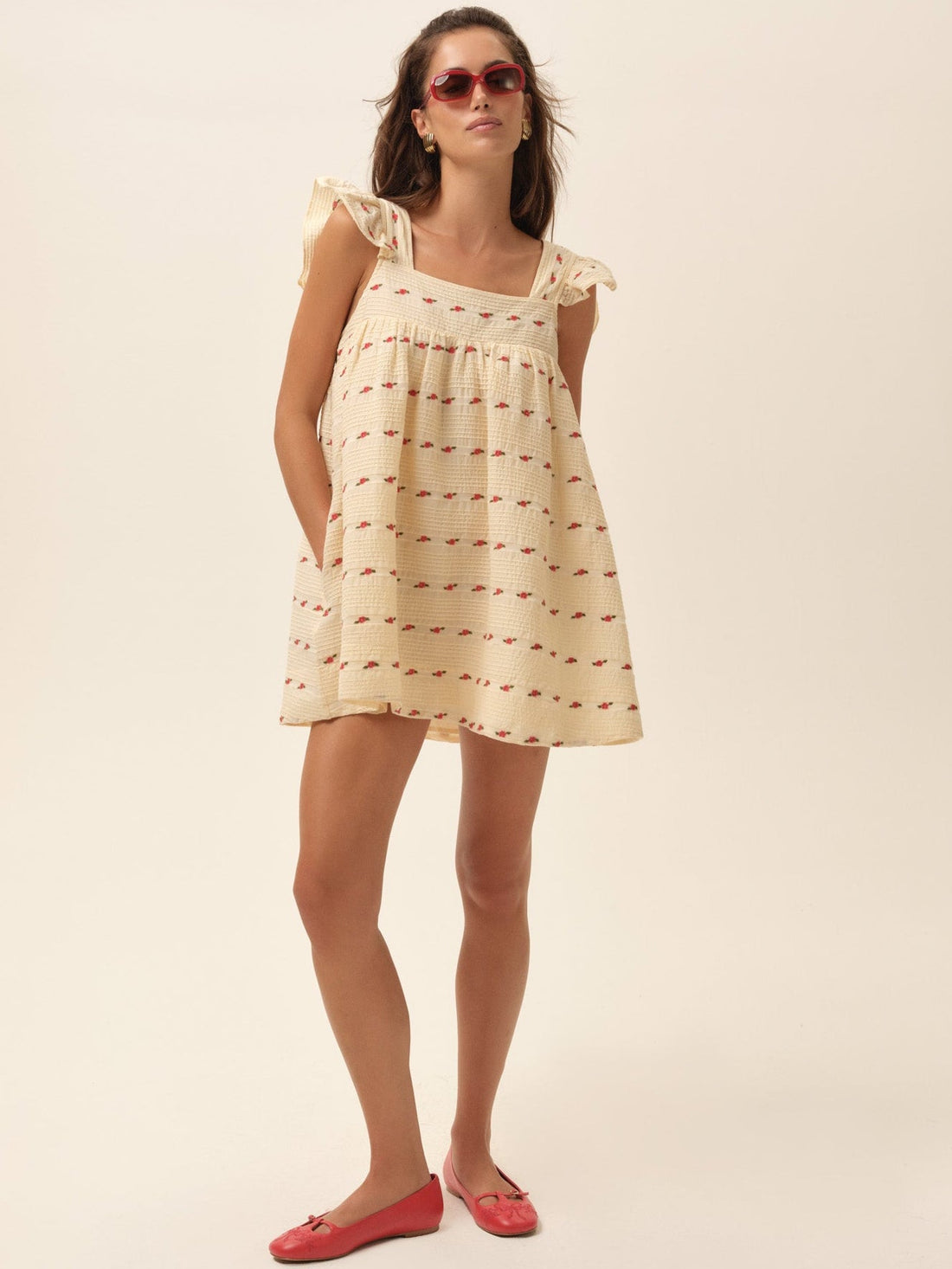 Aster Babydoll Mini Dress
