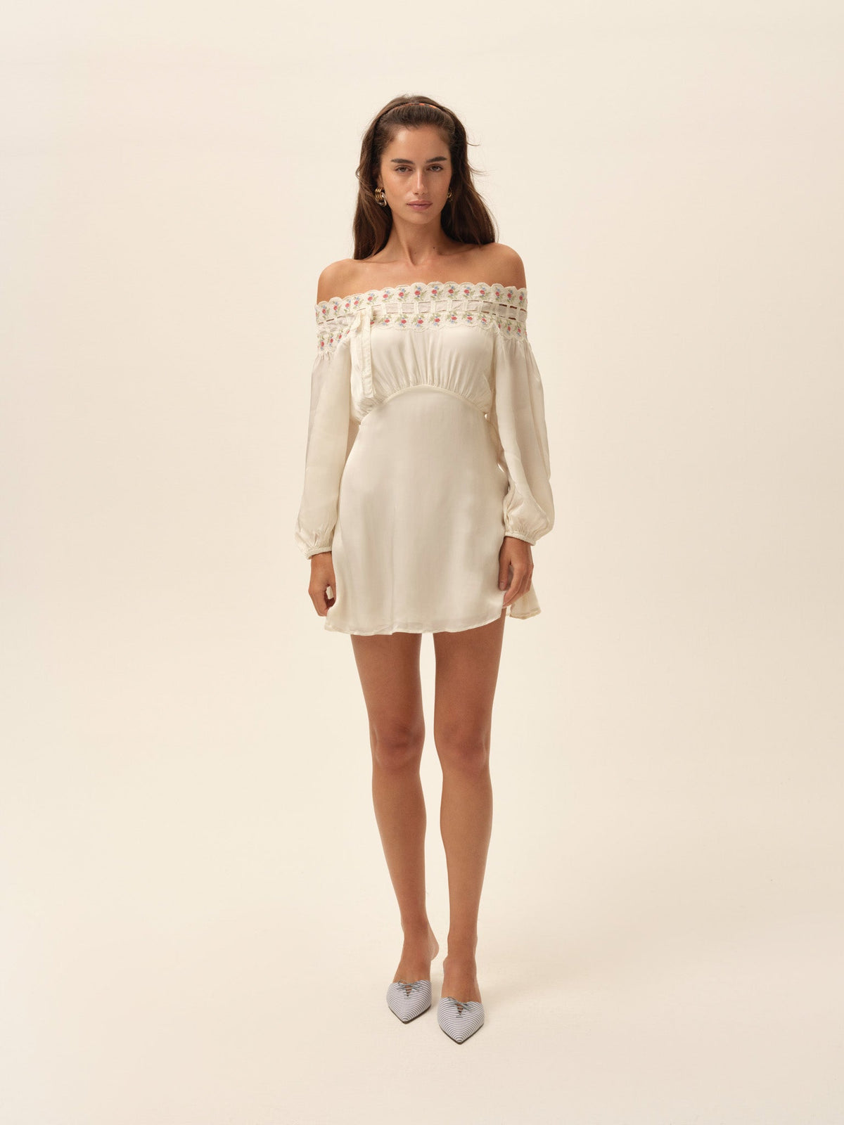 Charlotte Mini Dress - Cream