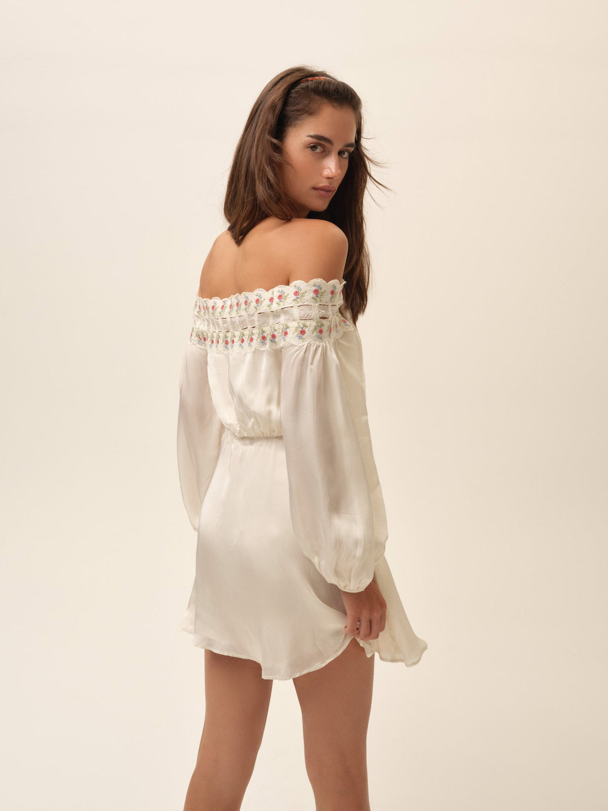 Charlotte Mini Dress - Cream