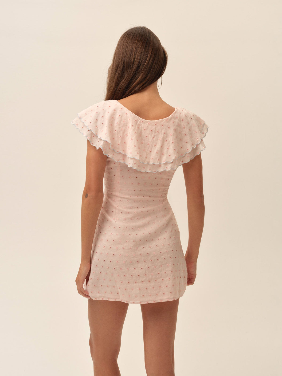 Frances Mini Dress - Light Pink