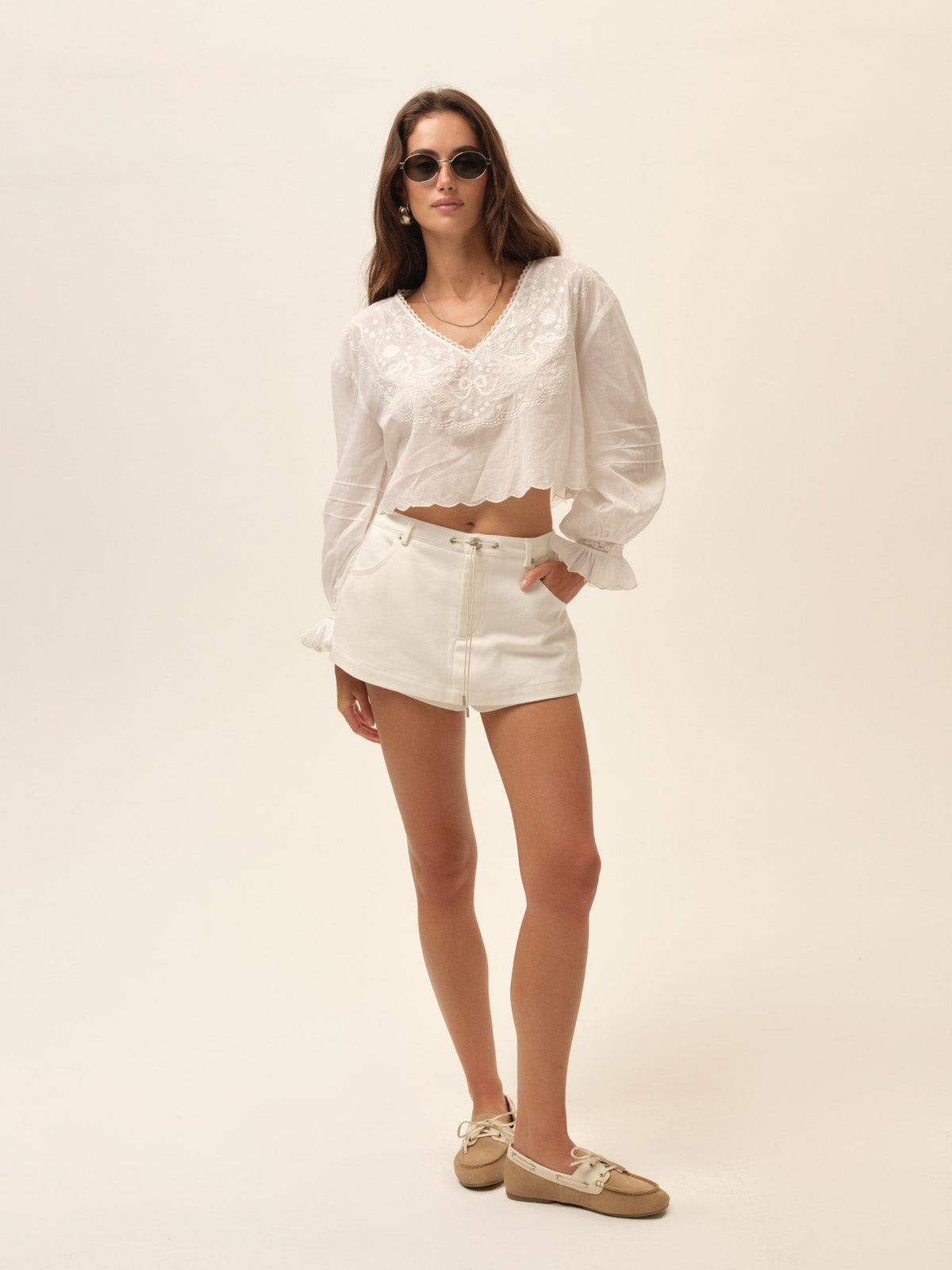 Agnes Blouse - White