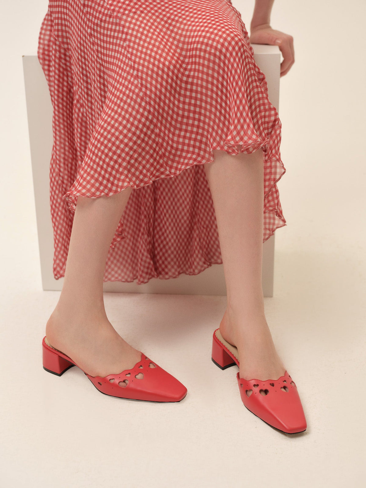 Juliette Ballet Mule - Red