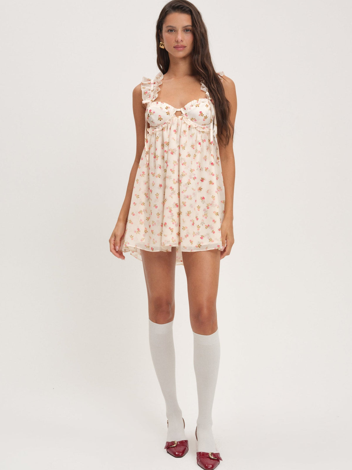 Poppy Mini Dress - White
