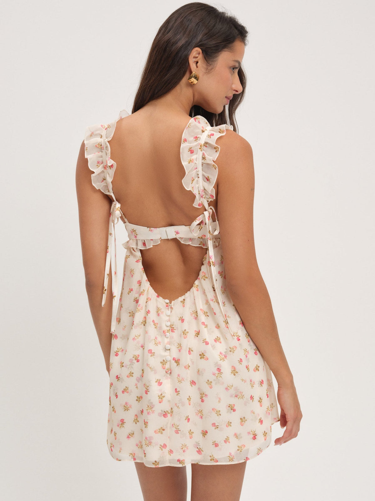 Poppy Mini Dress - White