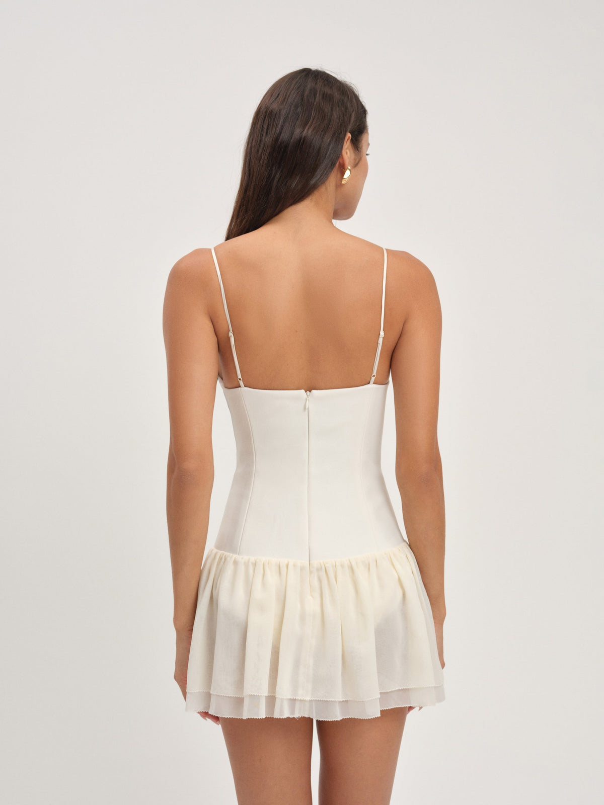 Josie Micro Mini Dress - Cream