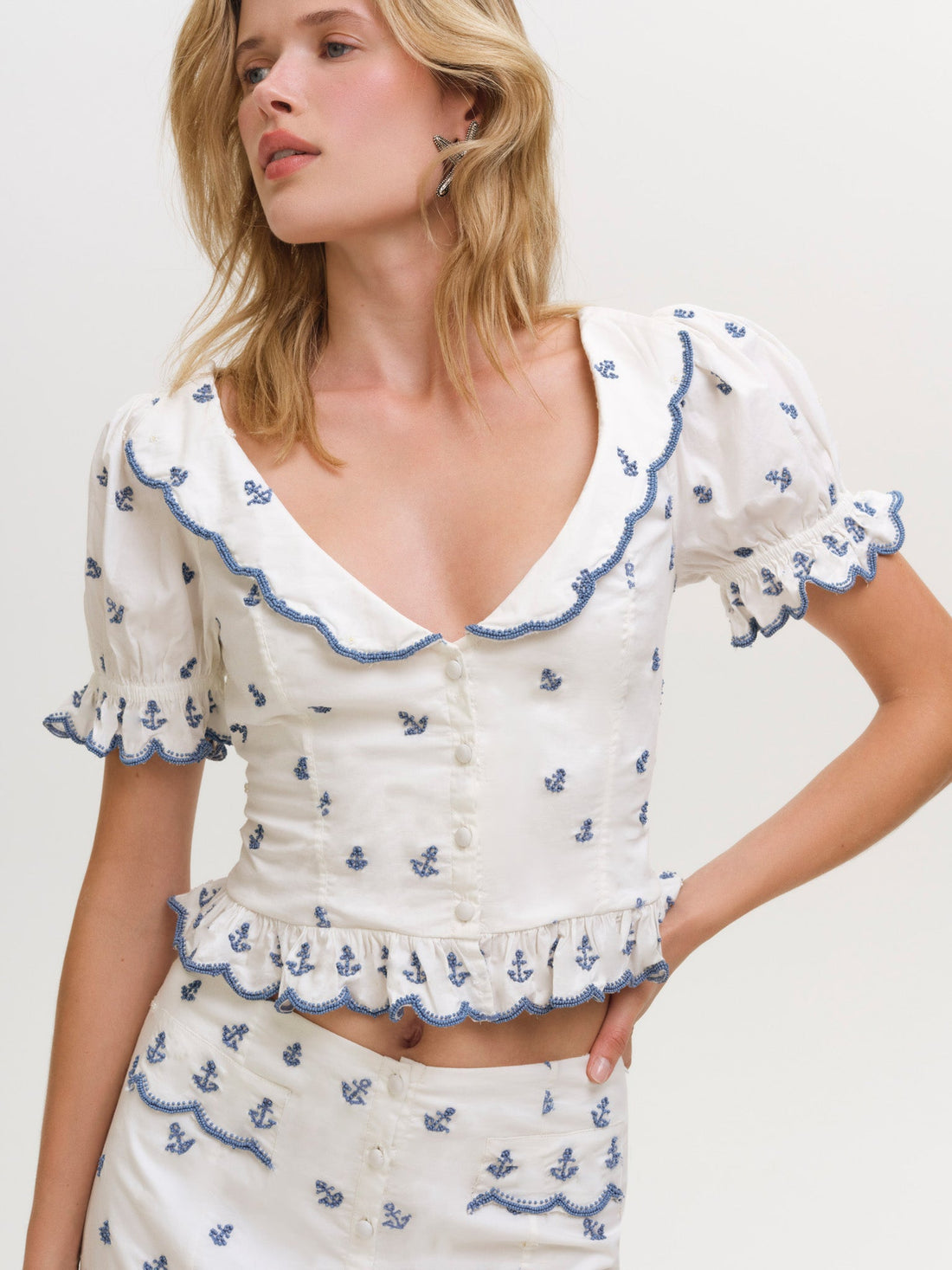 Beaded Anchors Top