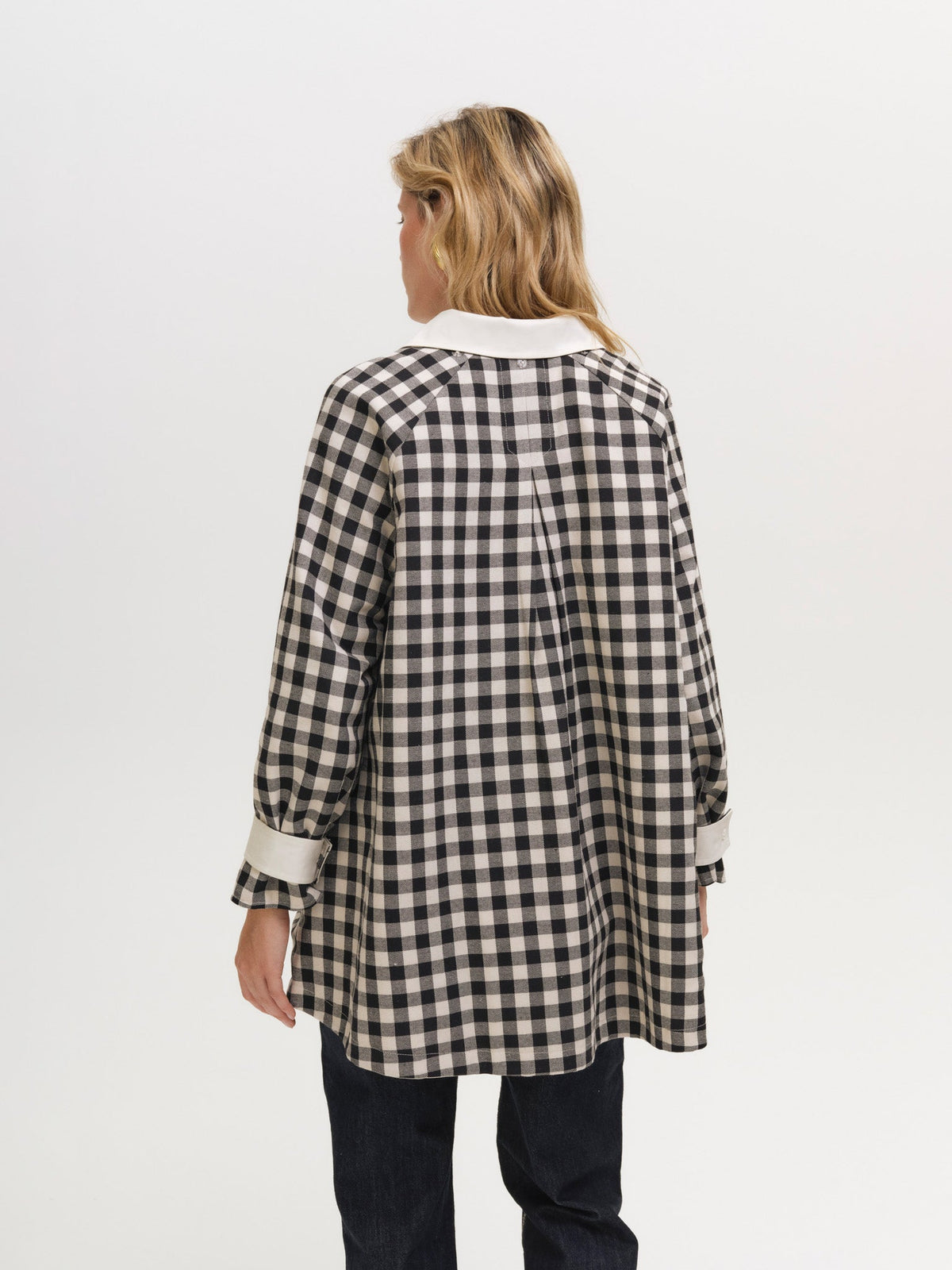 Tiana Reversible Trench Coat - Cream