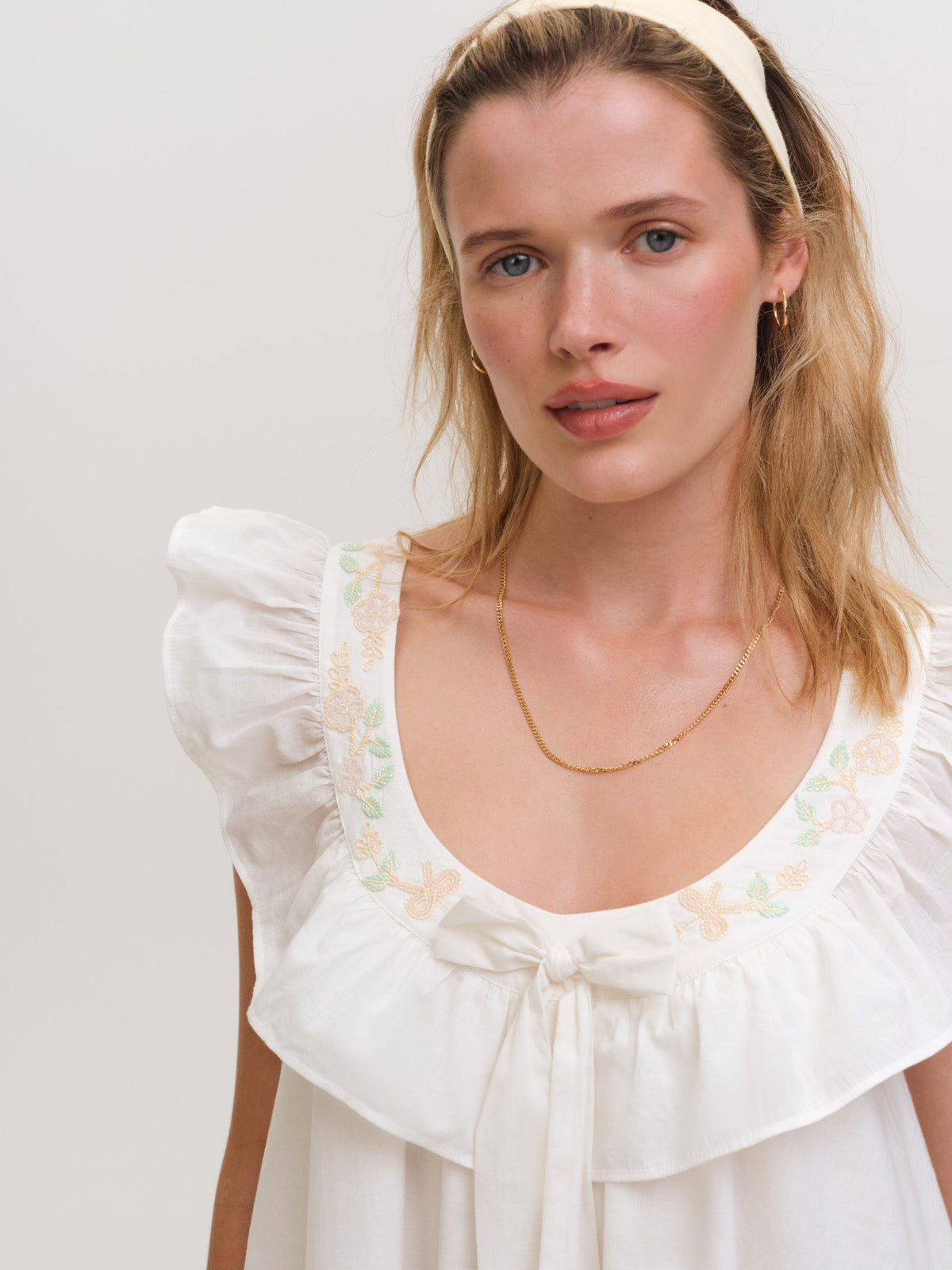 Cora Slip Dress - White