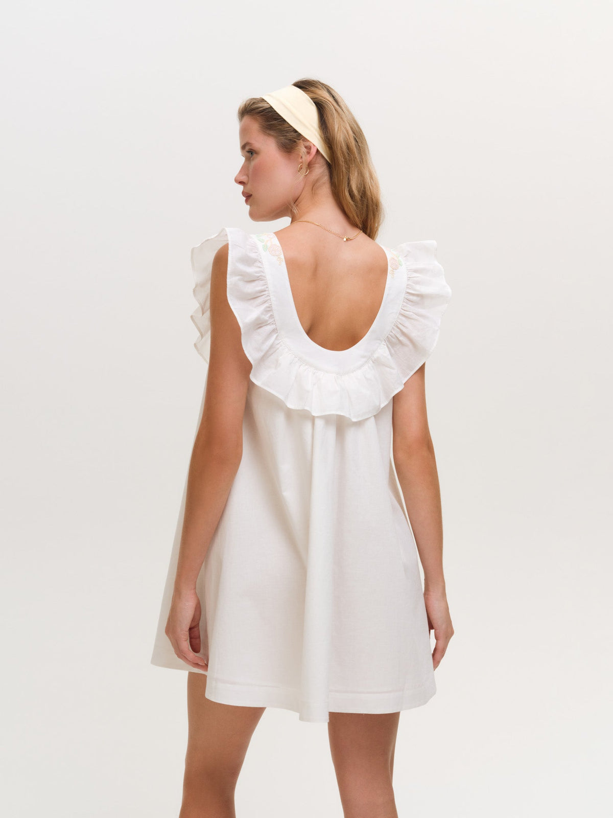 Cora Slip Dress - White