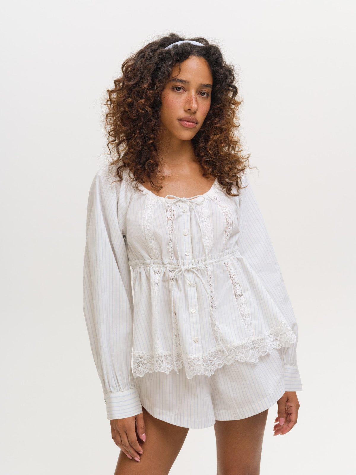 Trixie Sleep Top - Off White