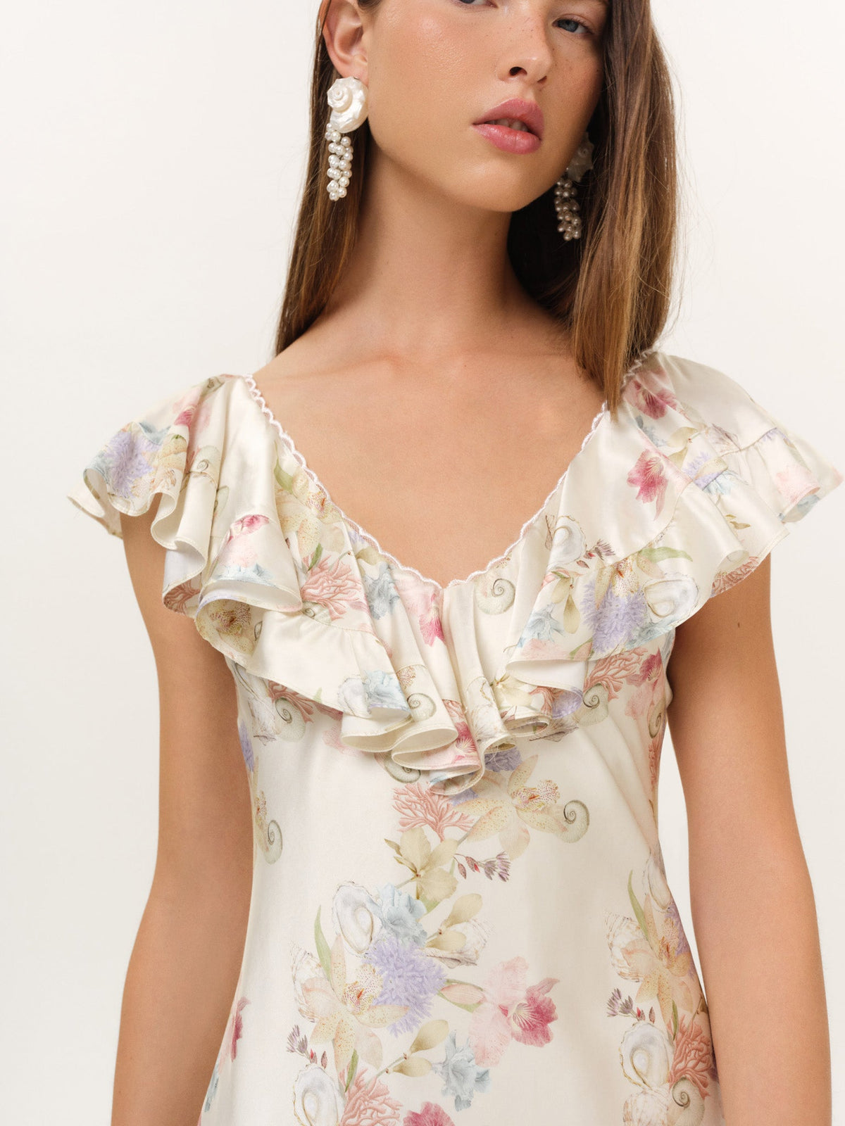 Lulu Shell Mini Dress - Cream