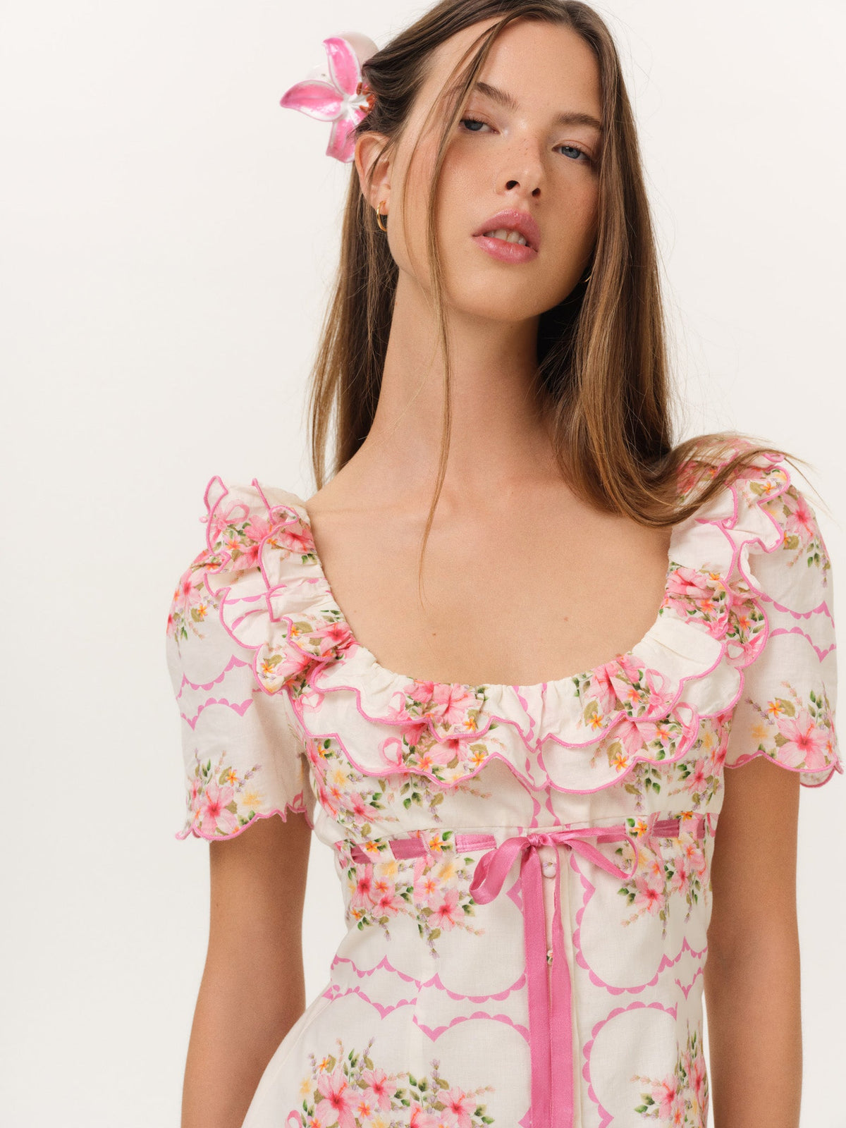 Scarlett Mini Dress - Cream