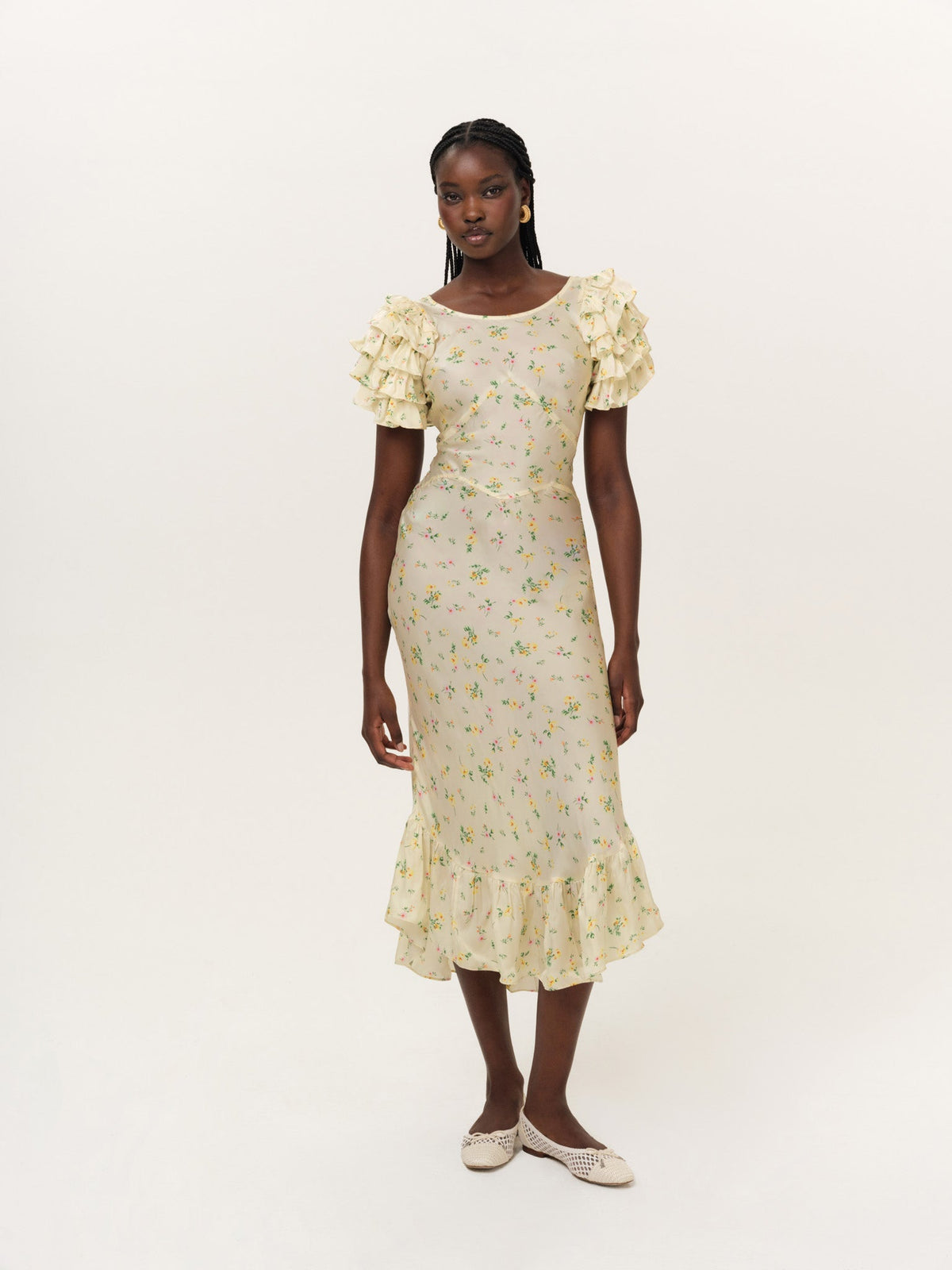 Liam Floral Maxi Dress - Butter