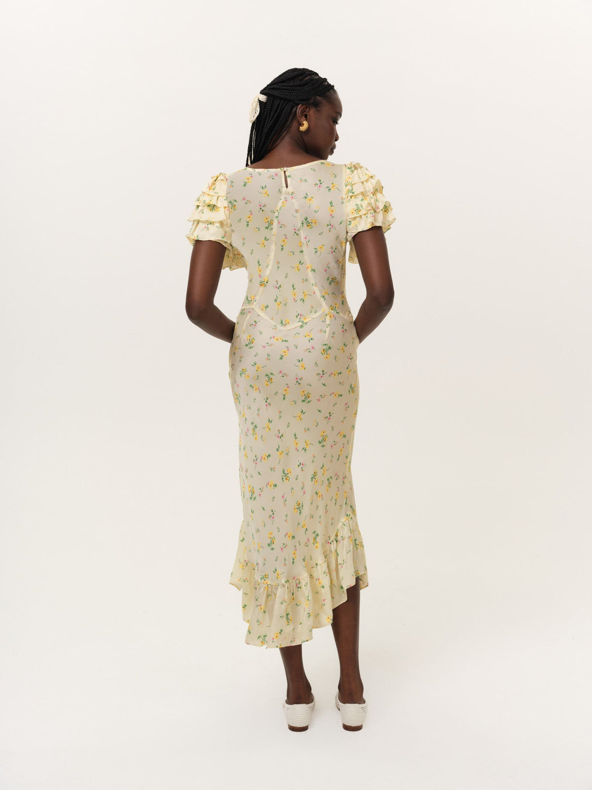 Liam Floral Maxi Dress - Butter