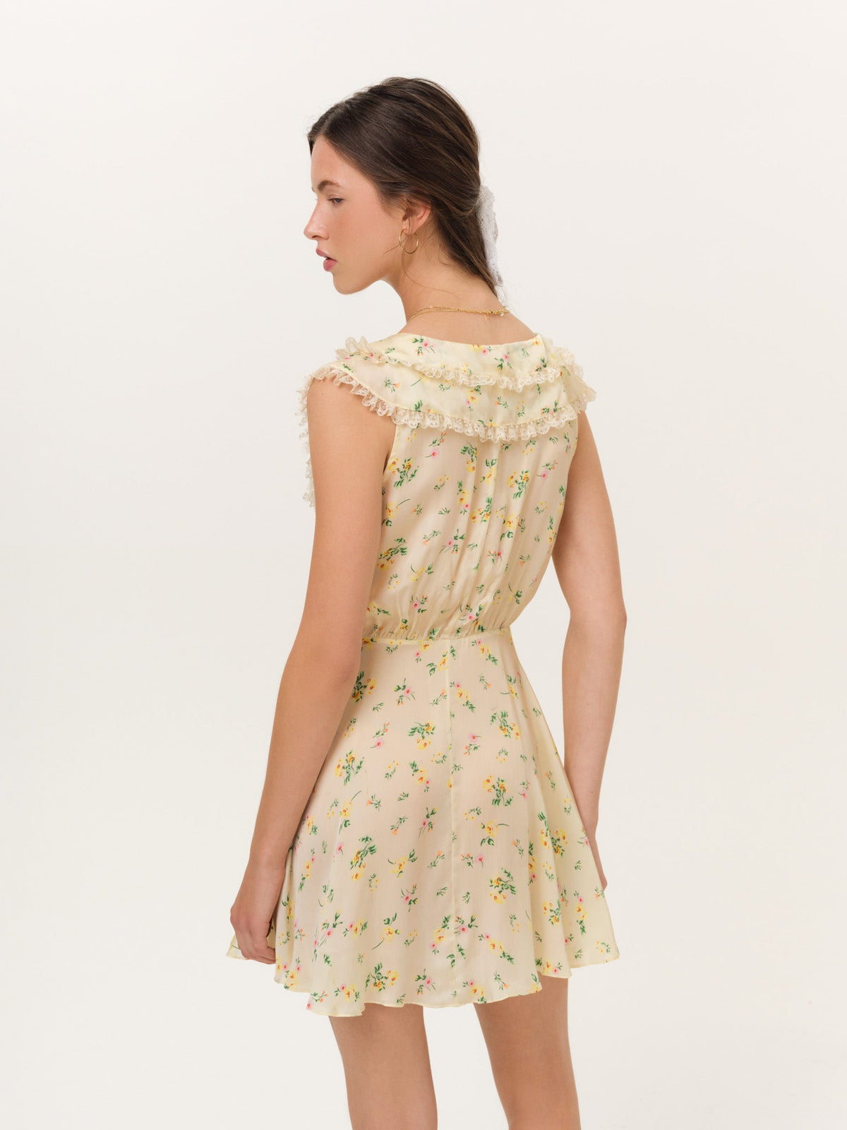 Liam Floral Mini Dress - Butter