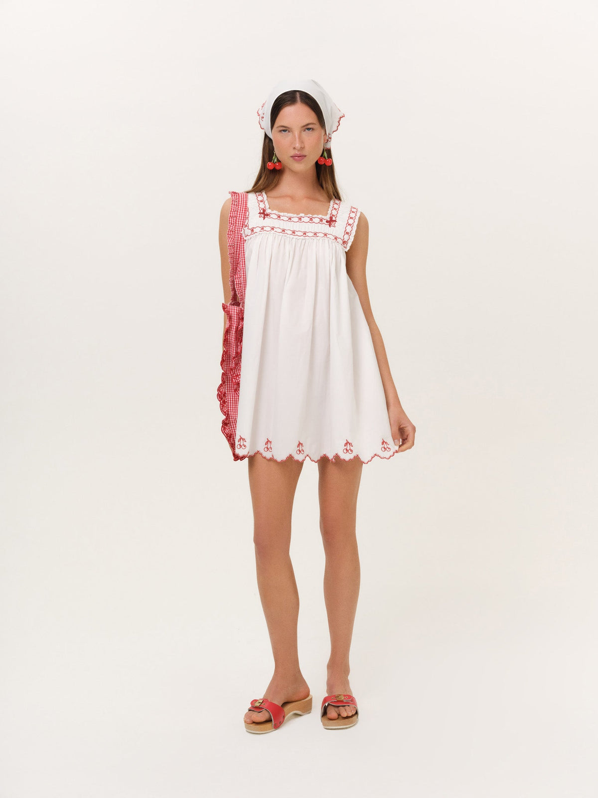 Emma Mini Dress - White
