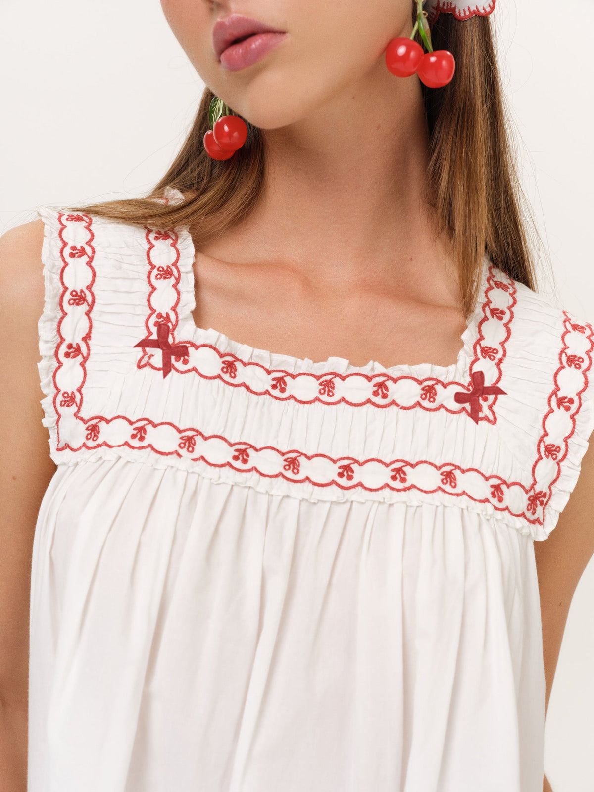 Emma Mini Dress - White